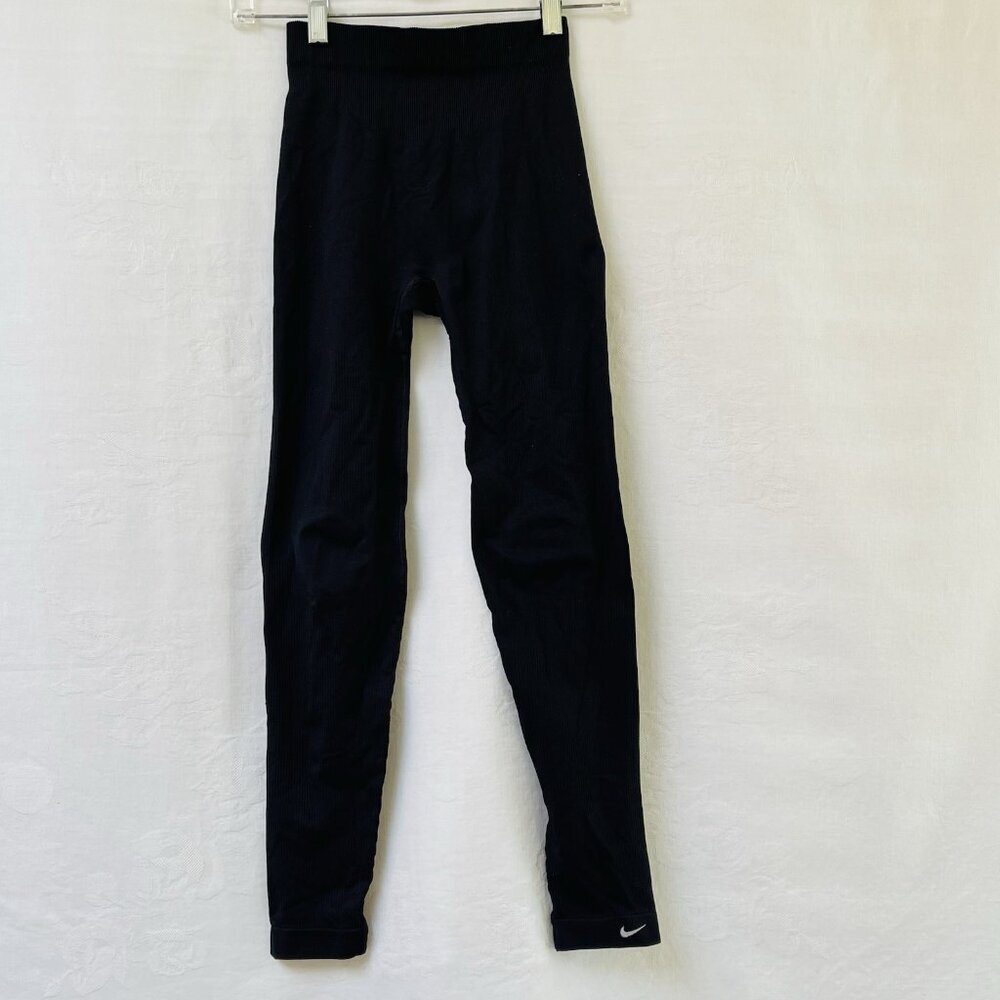 Nike Dri-Fit Black Power Seamless Training Leggings Womens‎ Small Activewear